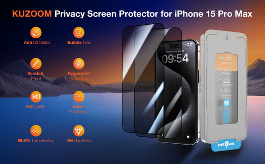 Strengthened glass & Anti-Spy Glass - Privacy Screen Protector for IPhone
